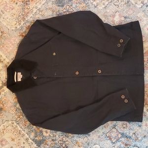 Wallace & Barnes Duck Canvas Chore Coat Navy